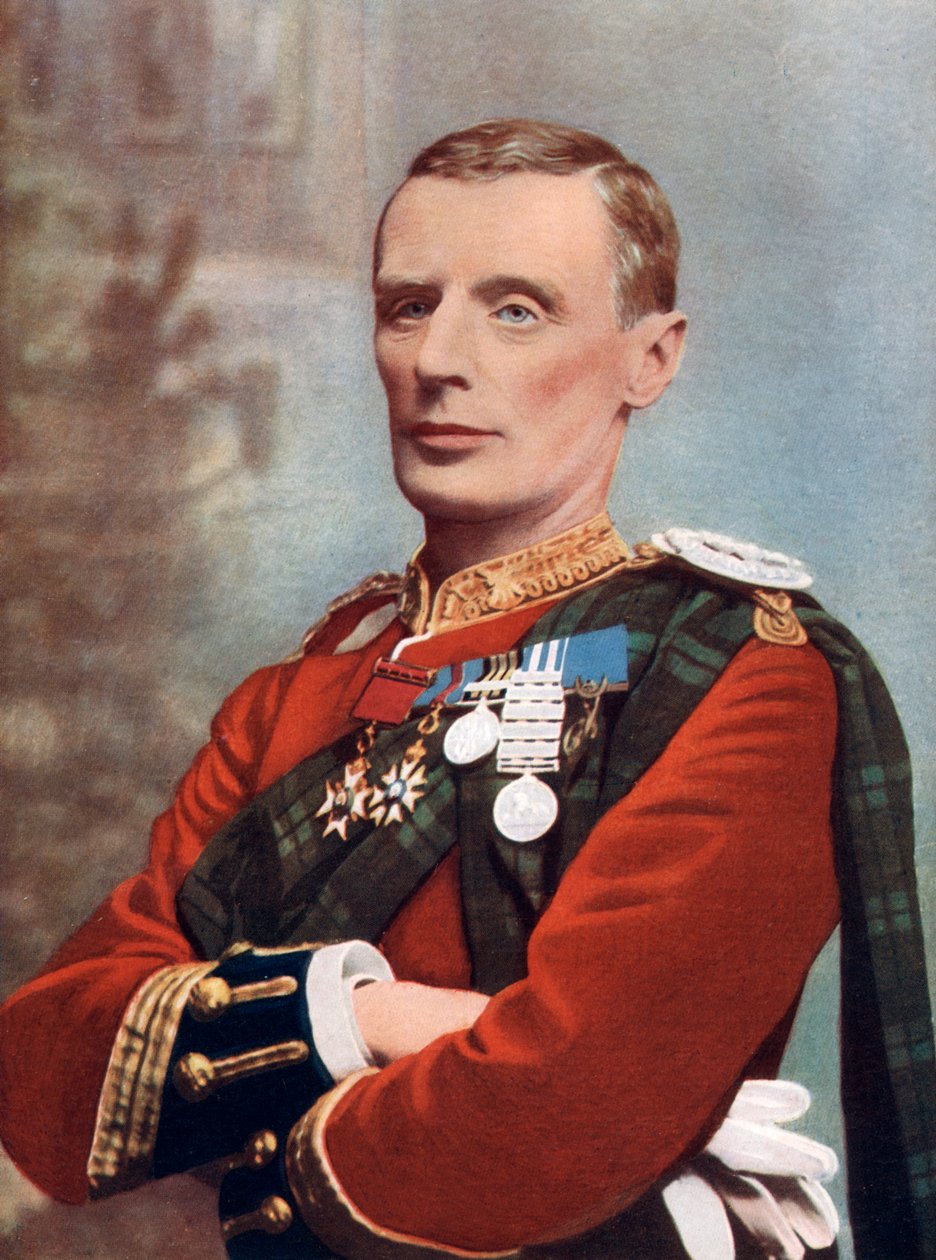Mayor General AG Wauchope, Comandante de la Brigada de las Tierras Altas en Sudáfrica de JA Horsburgh