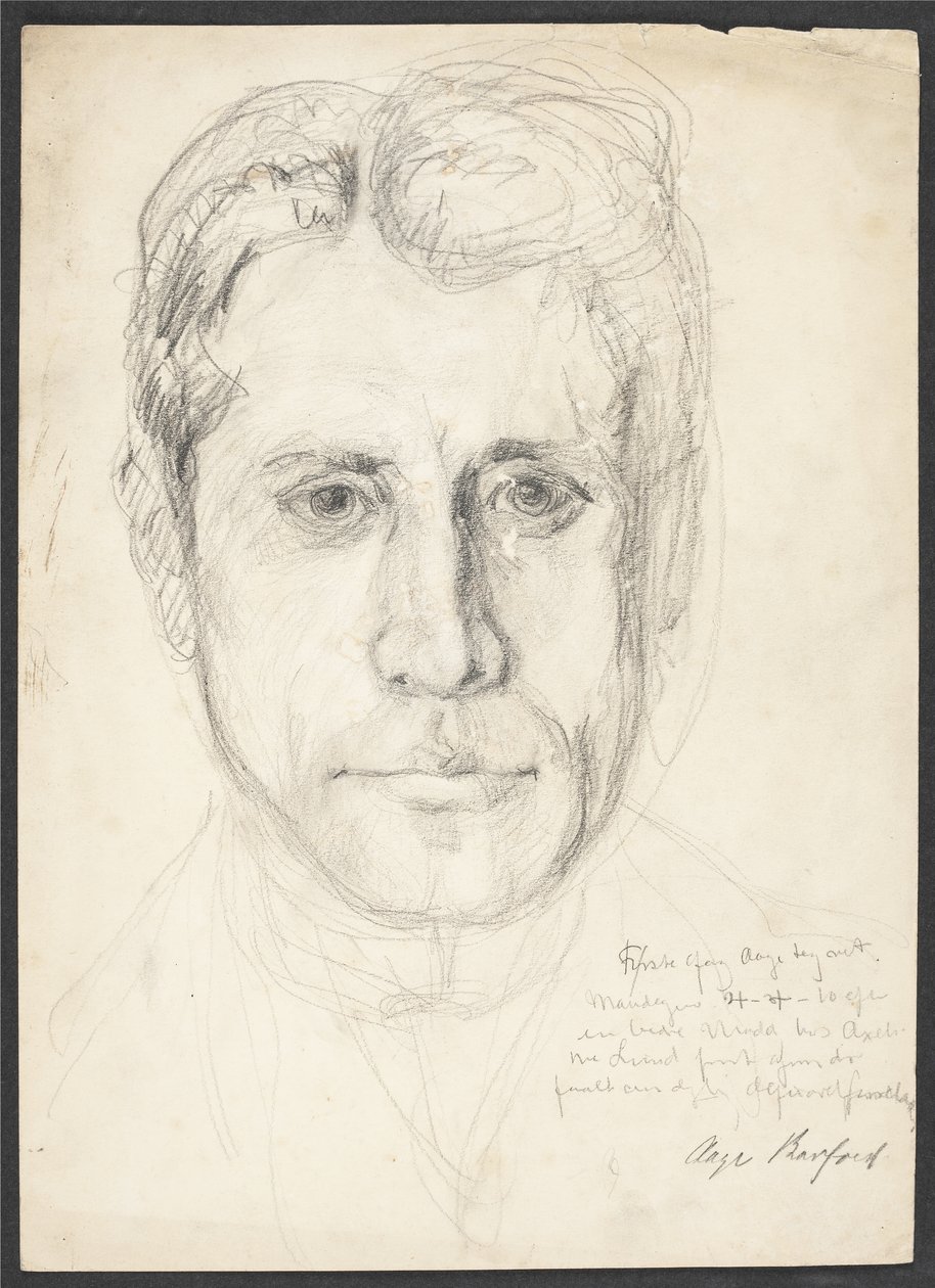 Retrato de Aage Barfoed de J.A. Jerichau