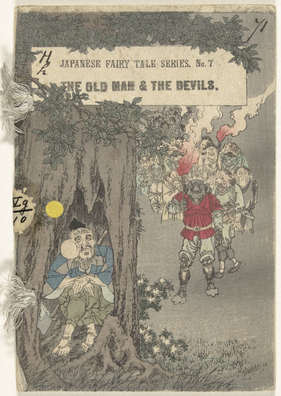 De oude man en de duivels
El viejo y los demonios (título en el objeto)
Japanse sprookjes reeks (título de la serie)
Serie de cuentos japoneses (título de la serie en el objeto) de J.C Hepburn