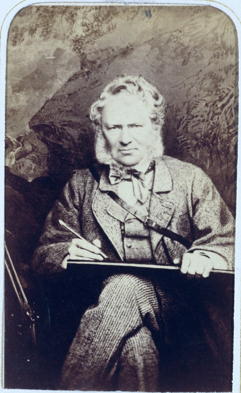 Retrato de Sir Edwin Landseer (1802-73) de J.C. Watkins