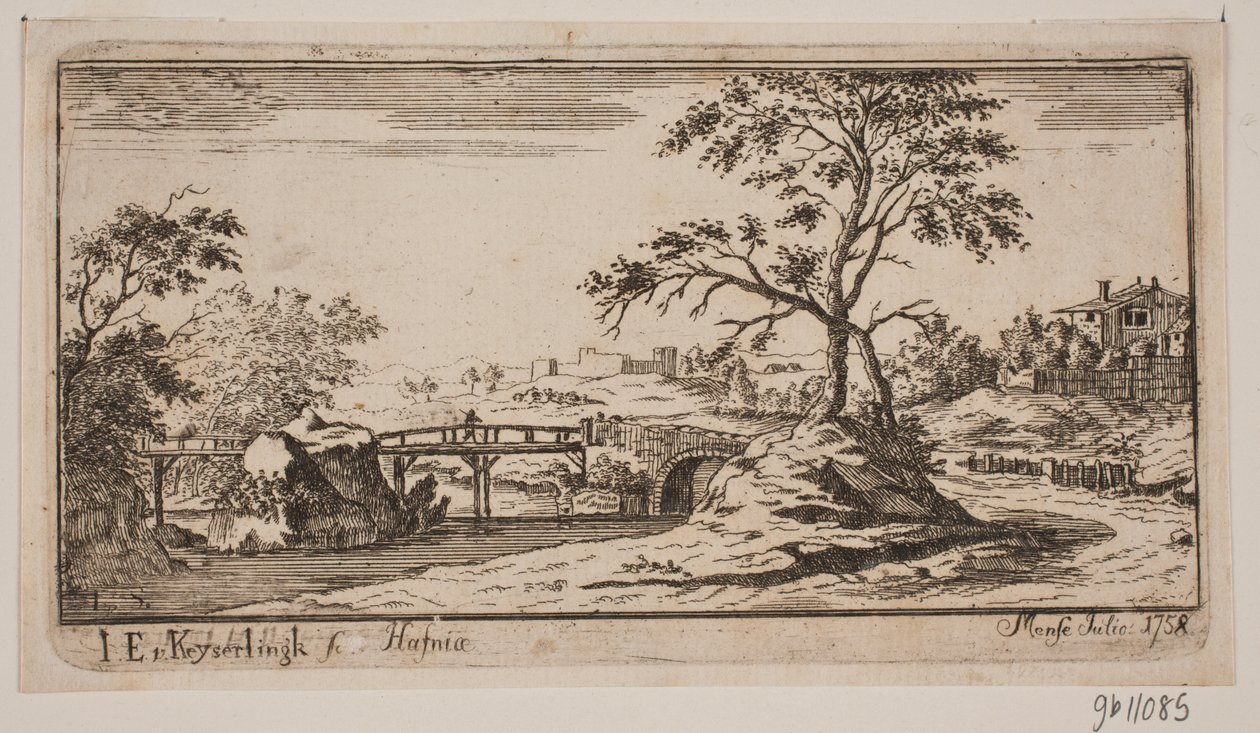 Paisaje de J.E. Keyserlingk