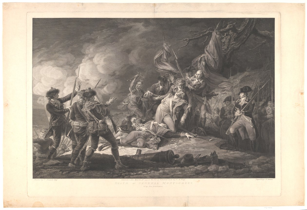 La muerte del General Montgomery de J.F. Clemens