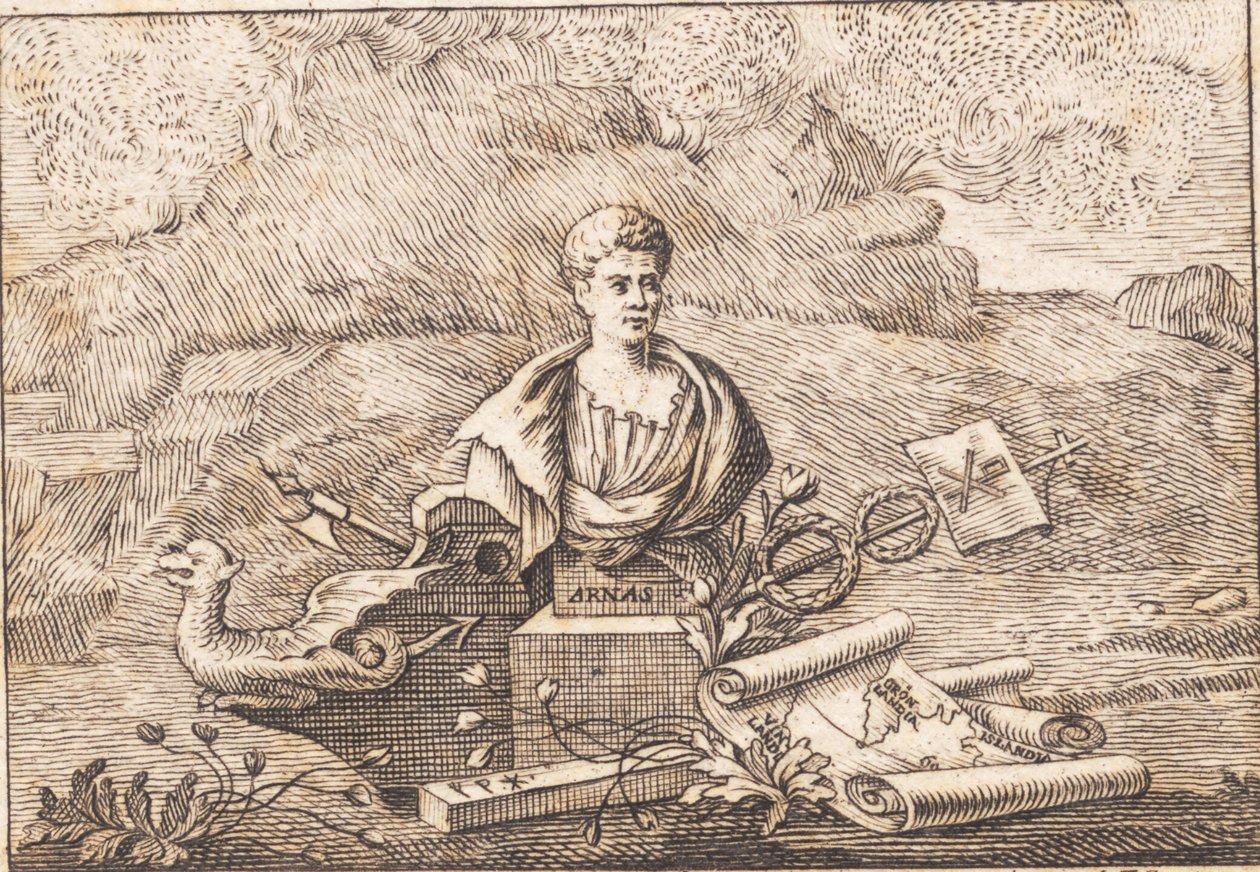 El coleccionista de manuscritos Arni Magnusson de J.F. Clemens
