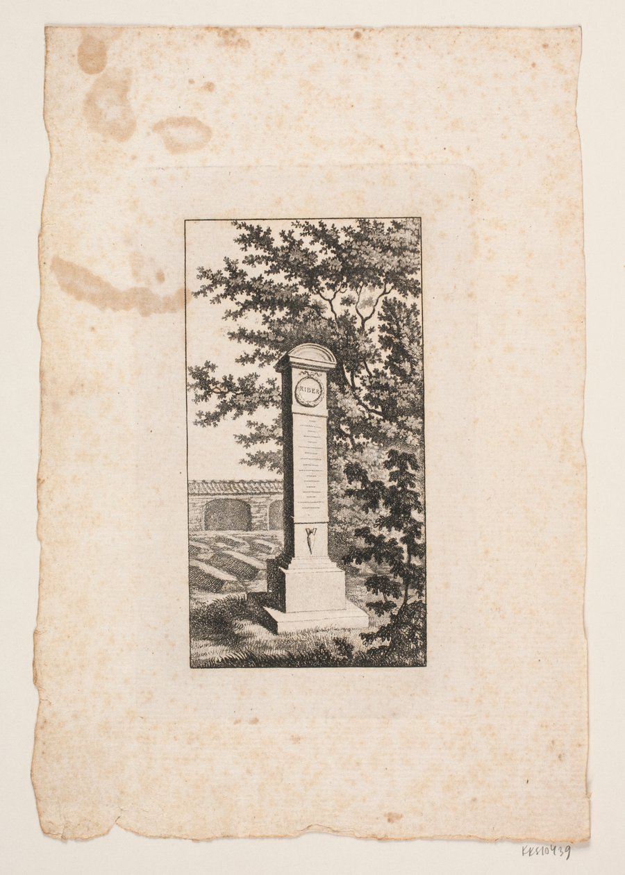 Monumento conmemorativo para el escritor Hans Vilhelm Riber de J.F. Clemens
