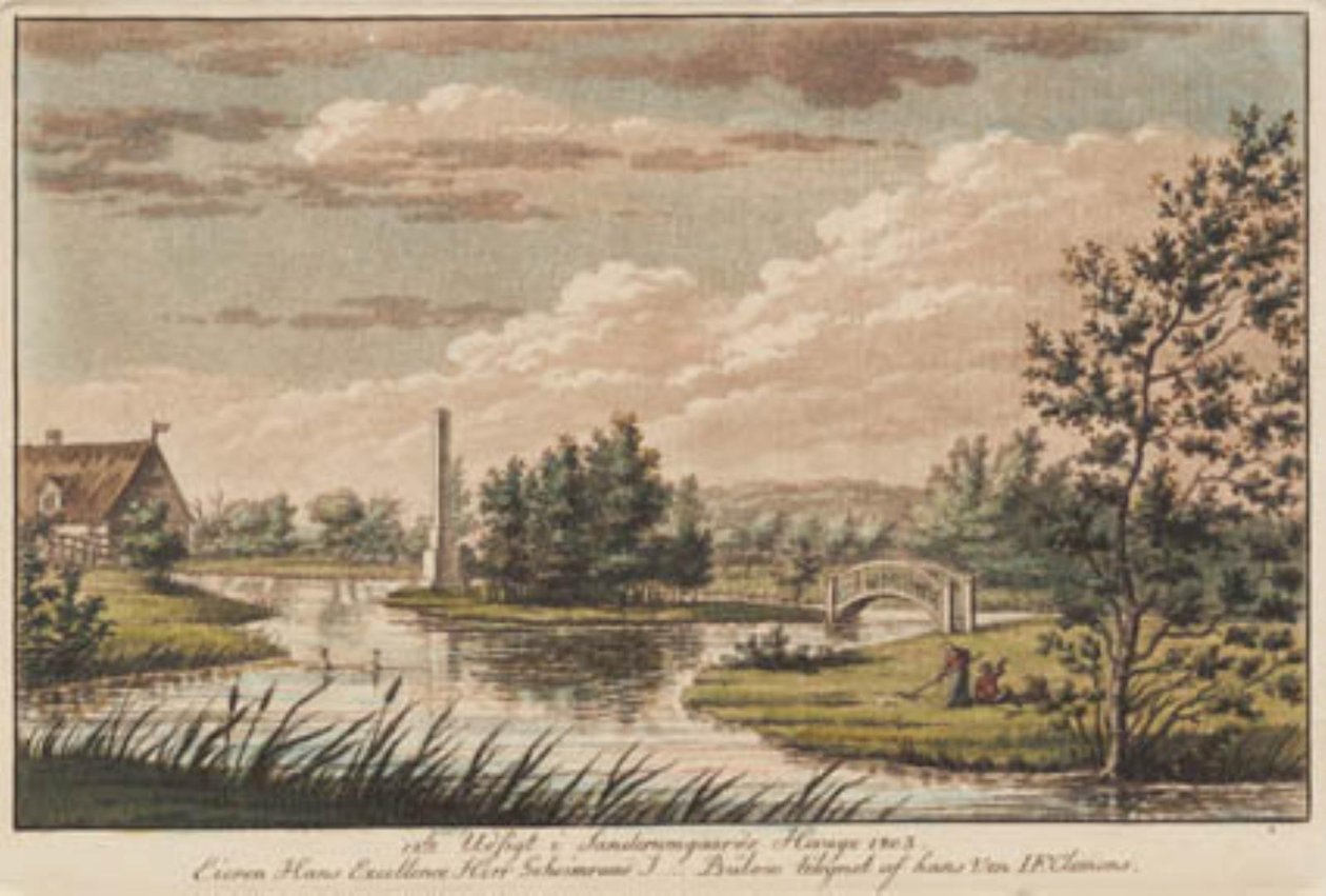 El jardín de Sanderumgaard 12 de J.F. Clemens