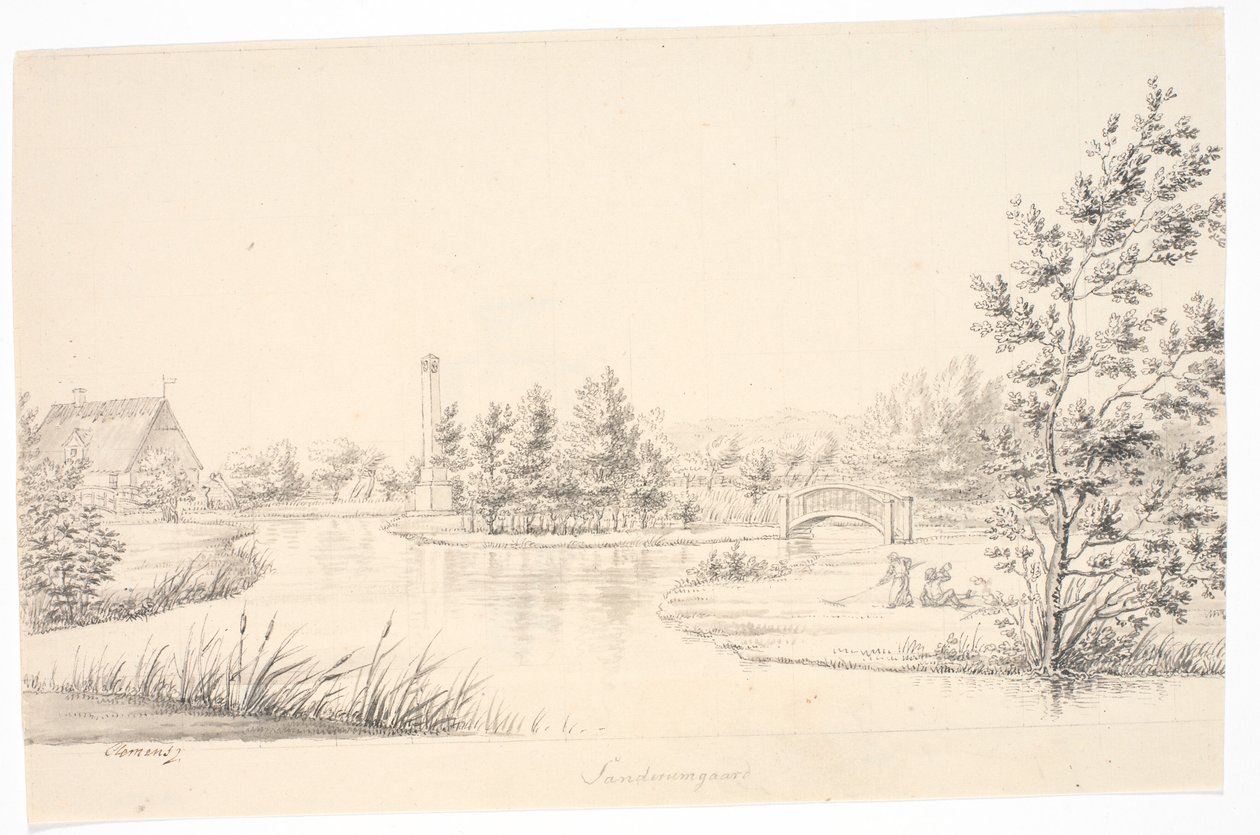 Jardín de Sanderumgaard XII de J.F. Clemens