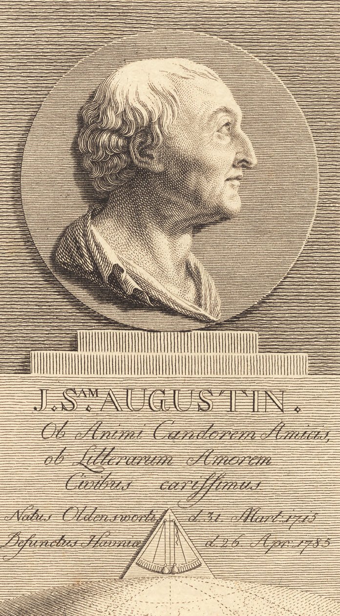Secretario en la cancillería de guerra Johan Samuel Augustin de J.F. Clemens
