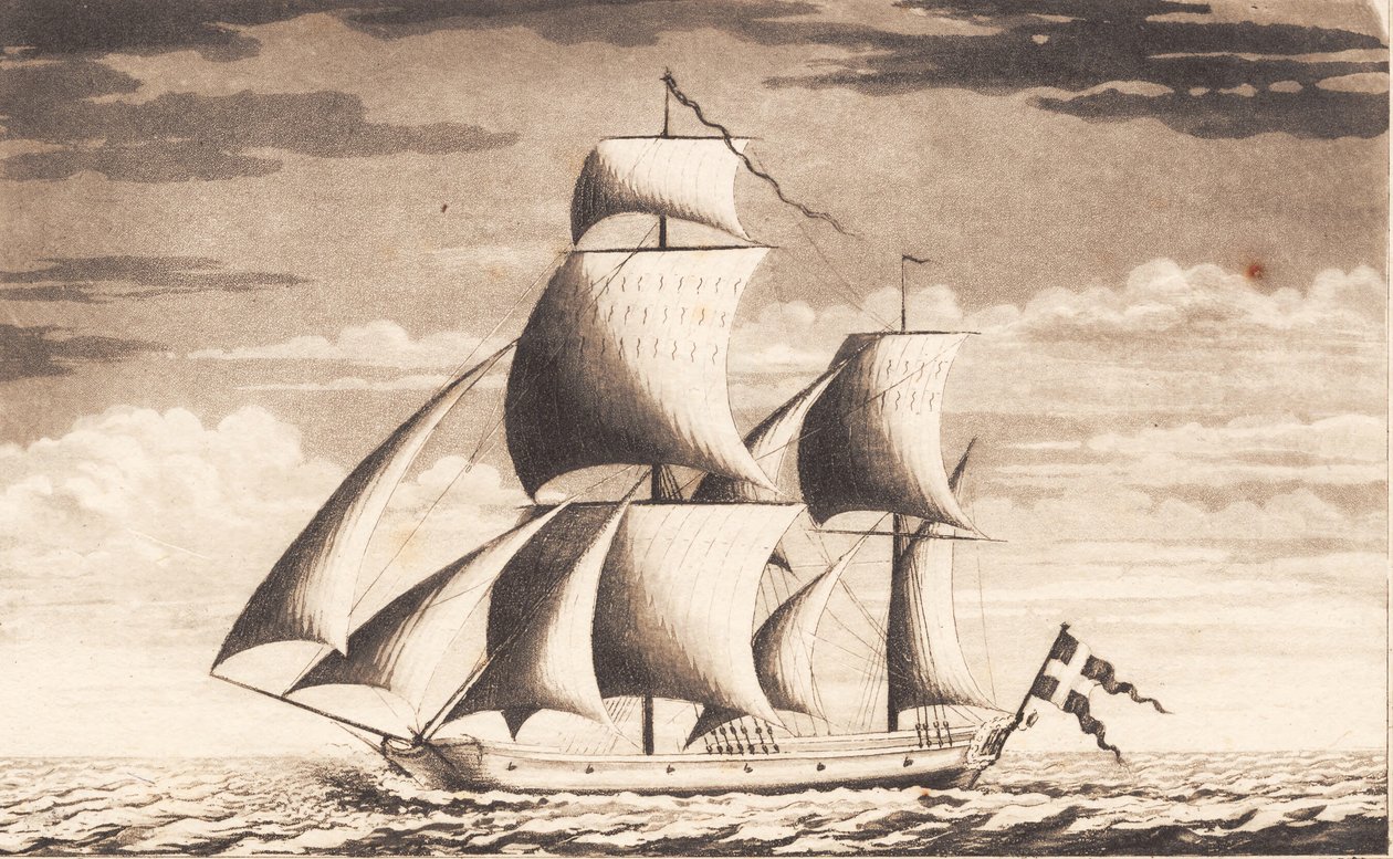 Suite de barcos. Hukkert de J.F. Clemens