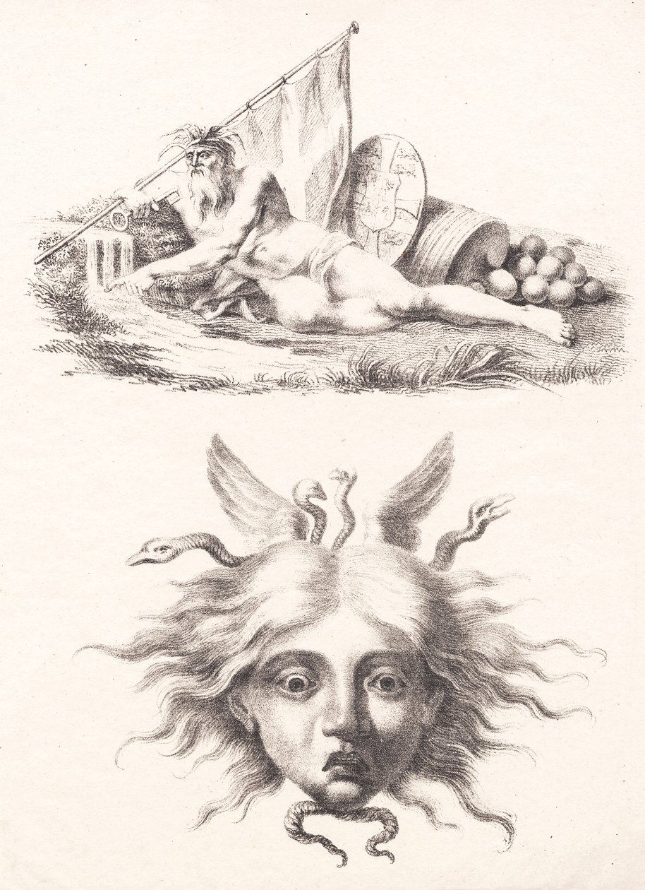 Øresund. Cabeza de Medusa de J.F. Clemens