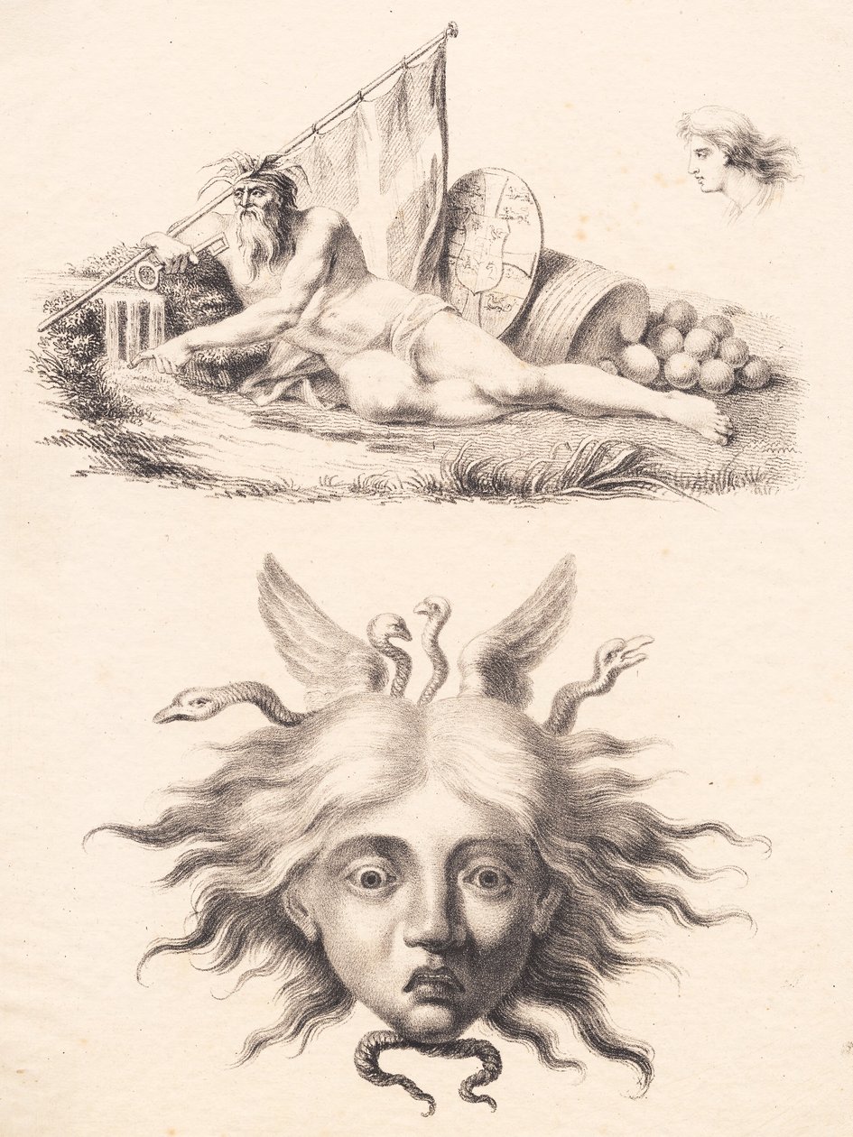 Øresund. Cabeza de Medusa de J.F. Clemens