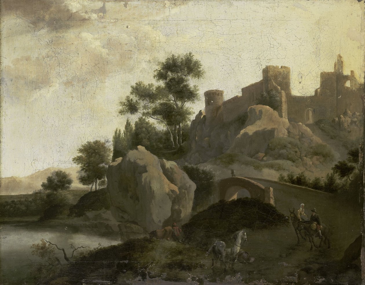Paisaje italiano de J.G. Schieblius