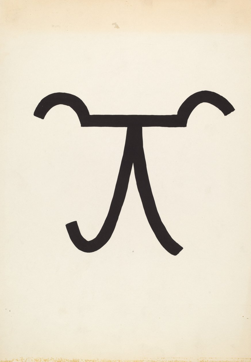 Marca de ganado, c. 1936 de J.Henry Marley