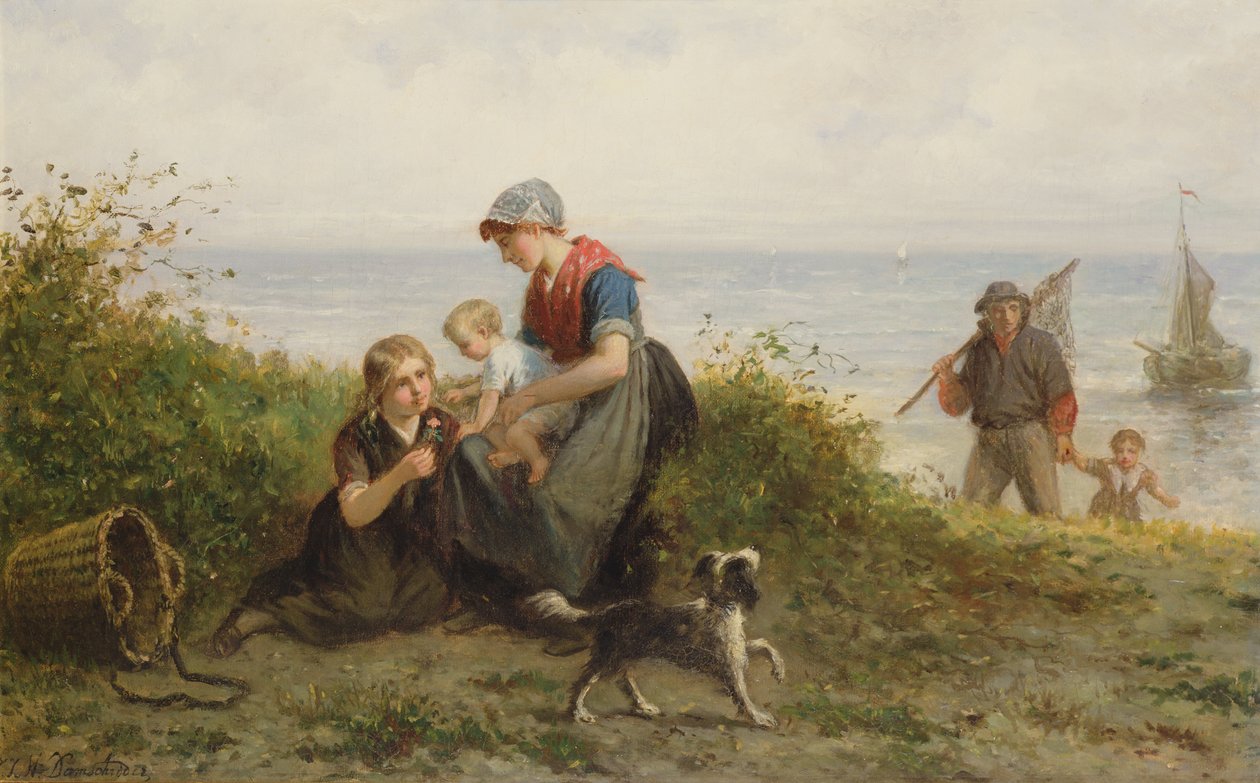La familia del pescador de J.J.M. Damschroeder