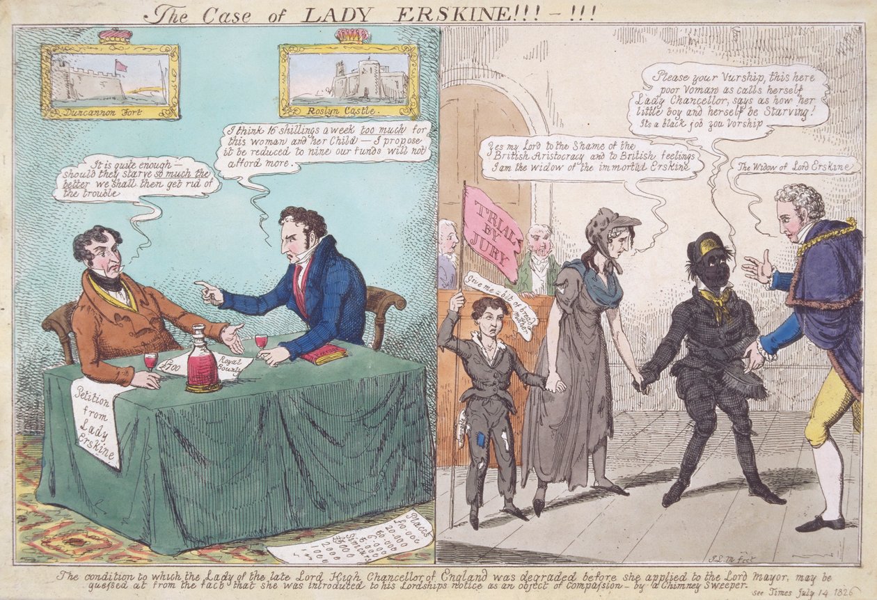 El caso de Lady Erskine, 1826 de JL Marks