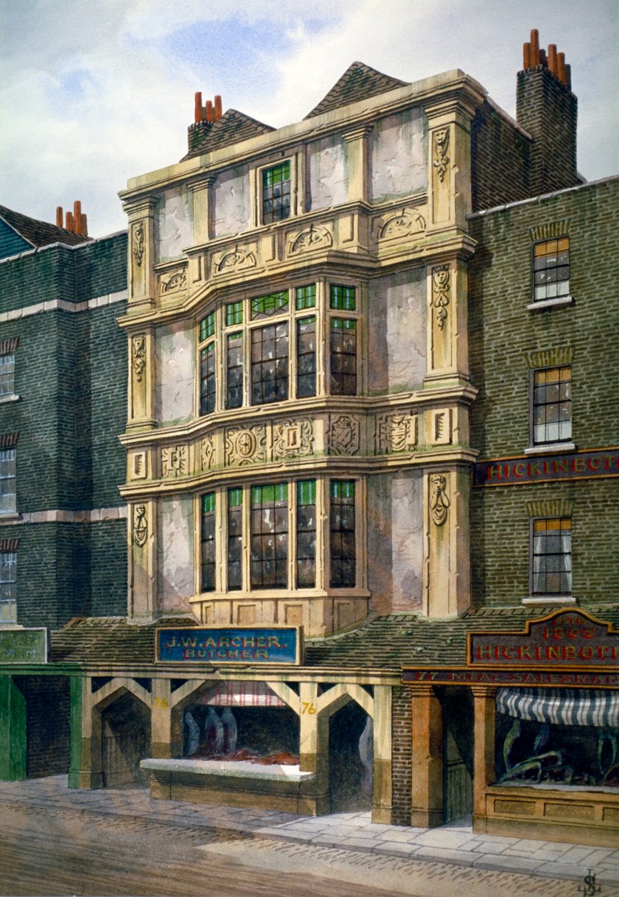 76 Aldgate High Street, Londres, c. 1860 de JL Stewart
