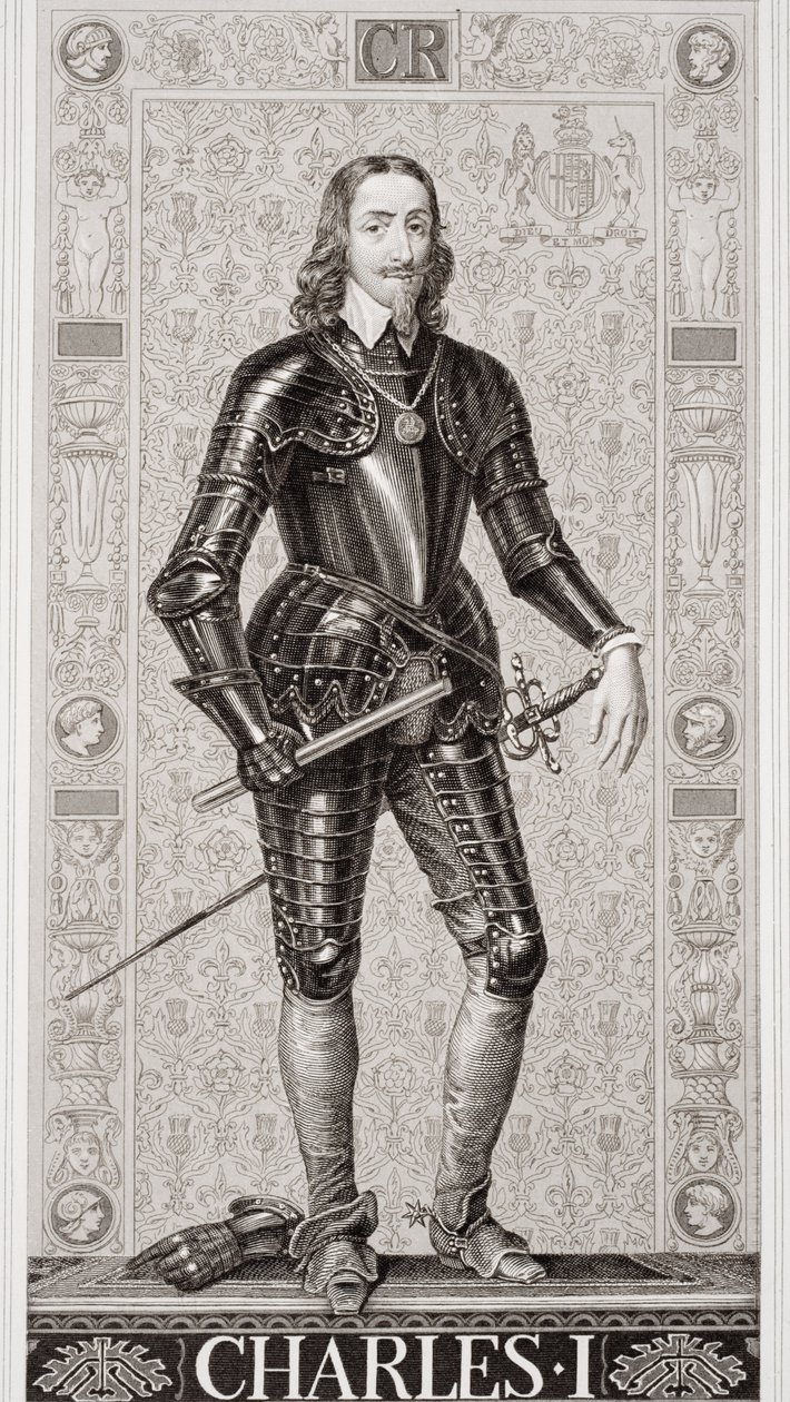 Carlos I (1600-49) de 'Ilustraciones de la historia inglesa y escocesa ...