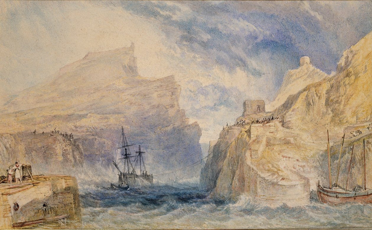 Boscastle, Cornualles, c. 1824 de Joseph Mallord William Turner