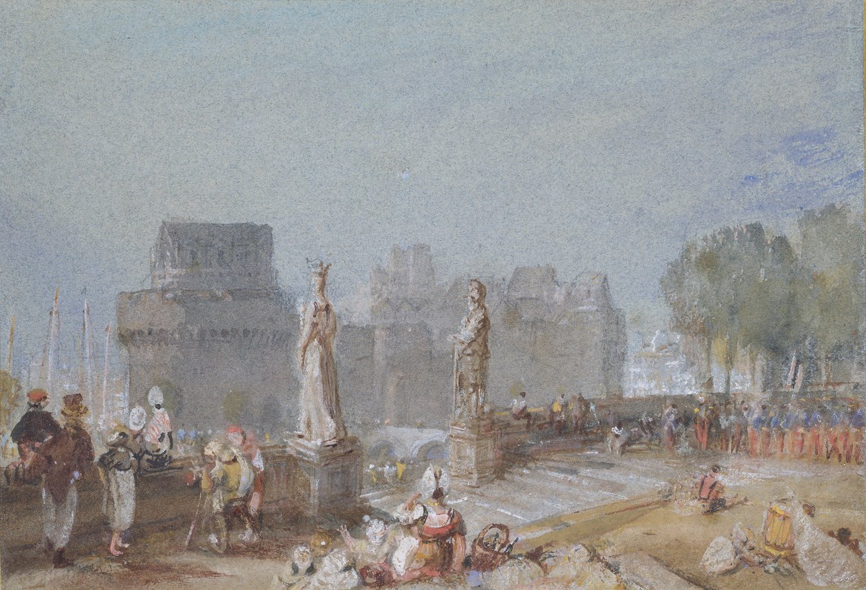 Chateau de Nantes, c. 1830 de Joseph Mallord William Turner