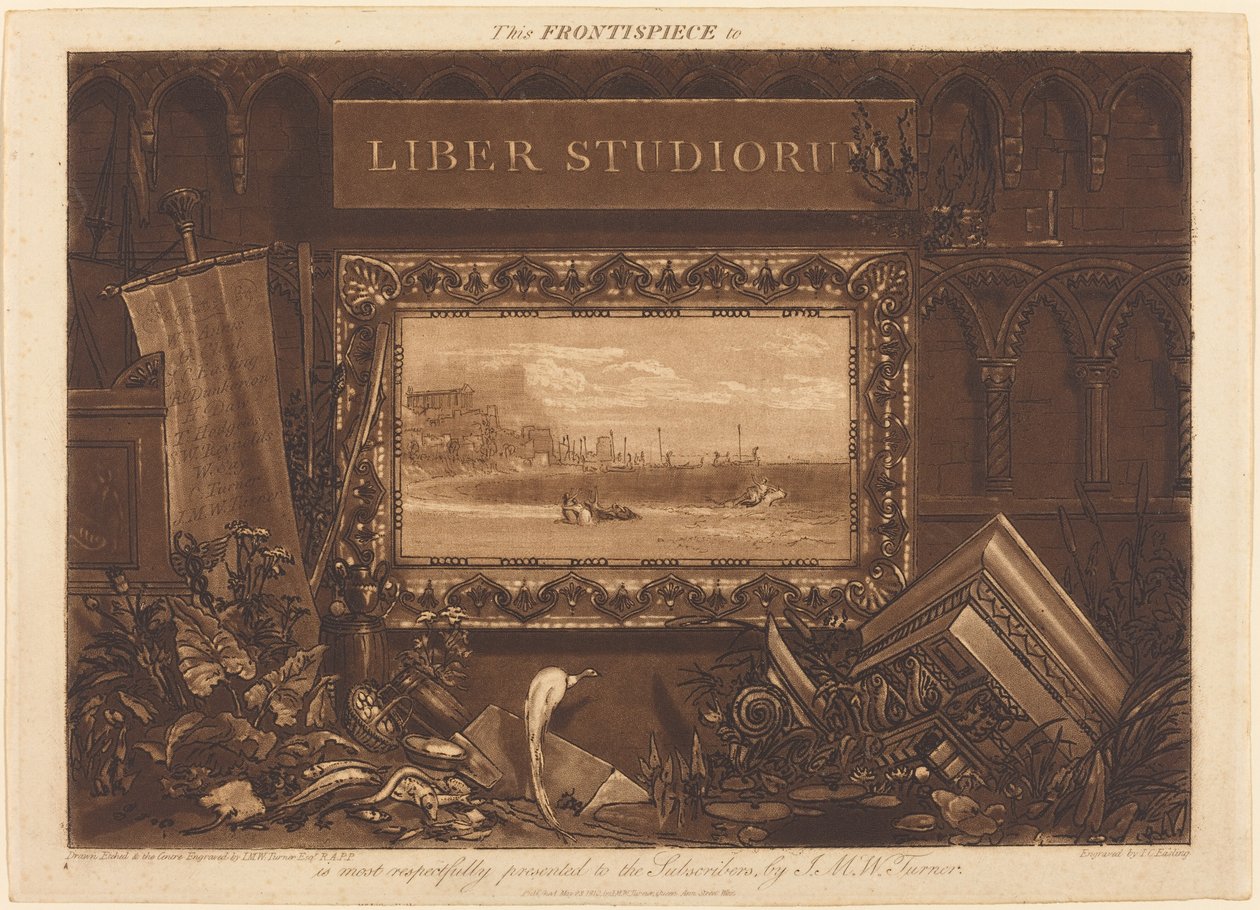 Portada, publicada 1812 de Joseph Mallord William Turner