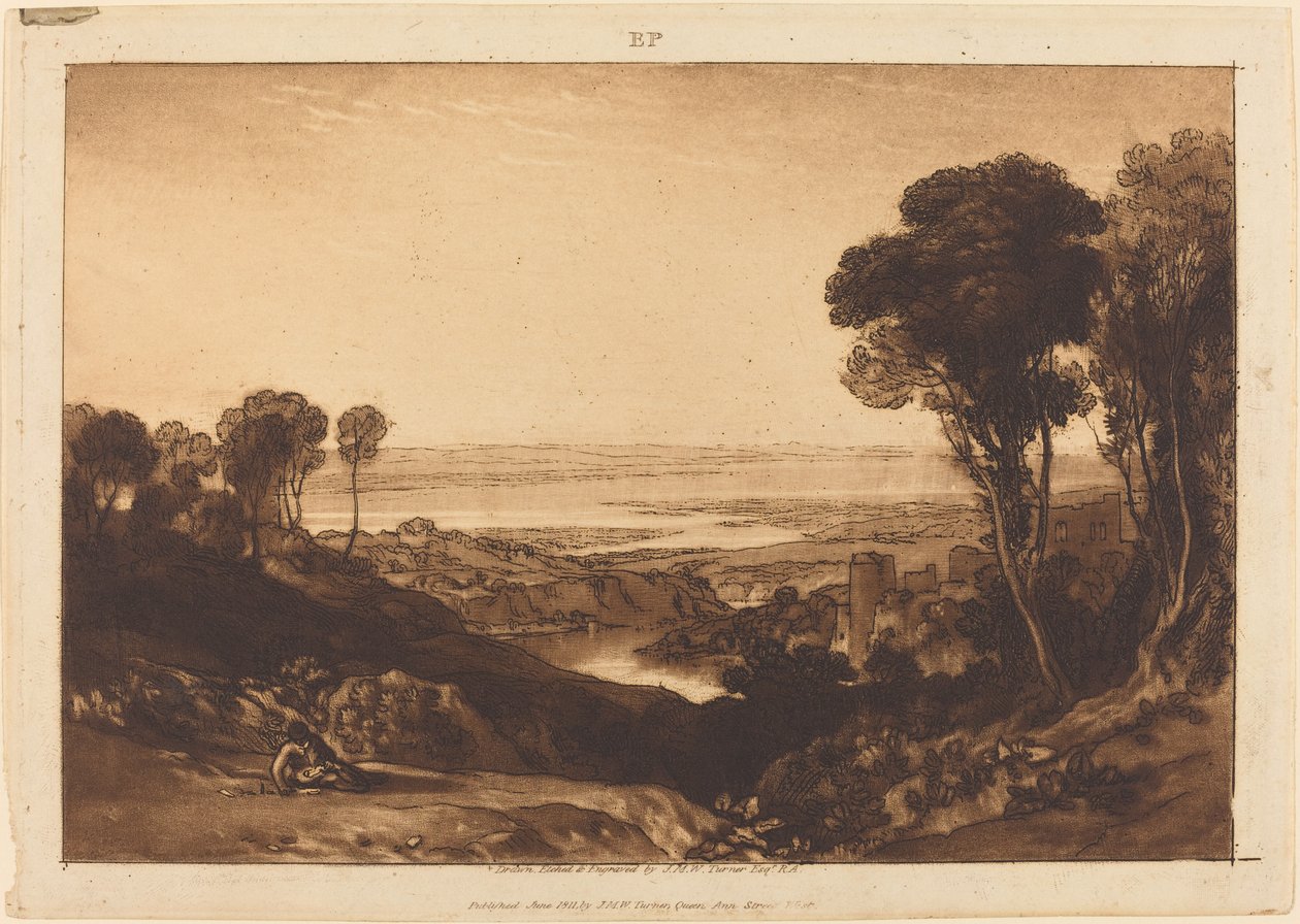 Unión de Severn y Wye de Joseph Mallord William Turner