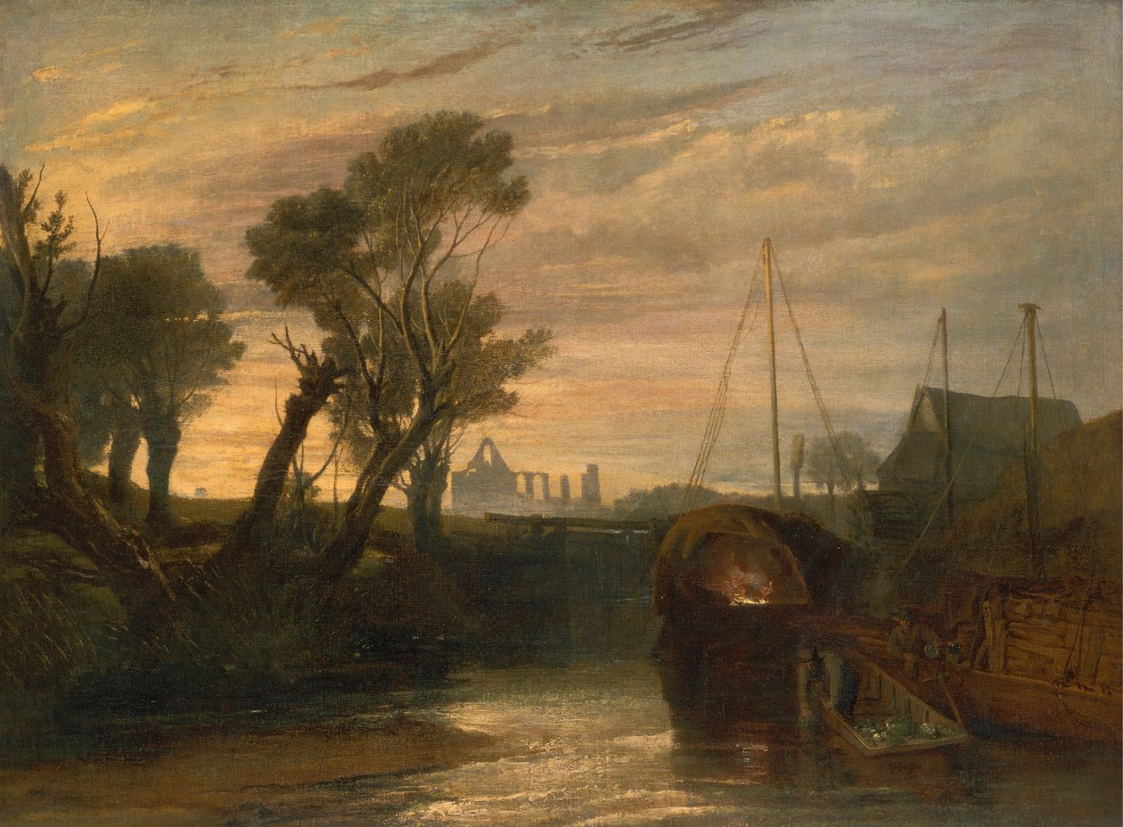 Abadía de Newark, entre 1806 y 1807 de Joseph Mallord William Turner