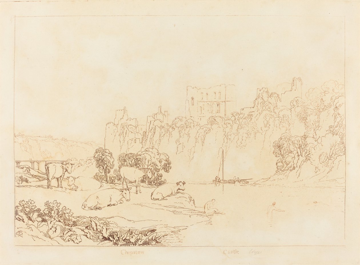 Río Wye, publicado 1812 de Joseph Mallord William Turner