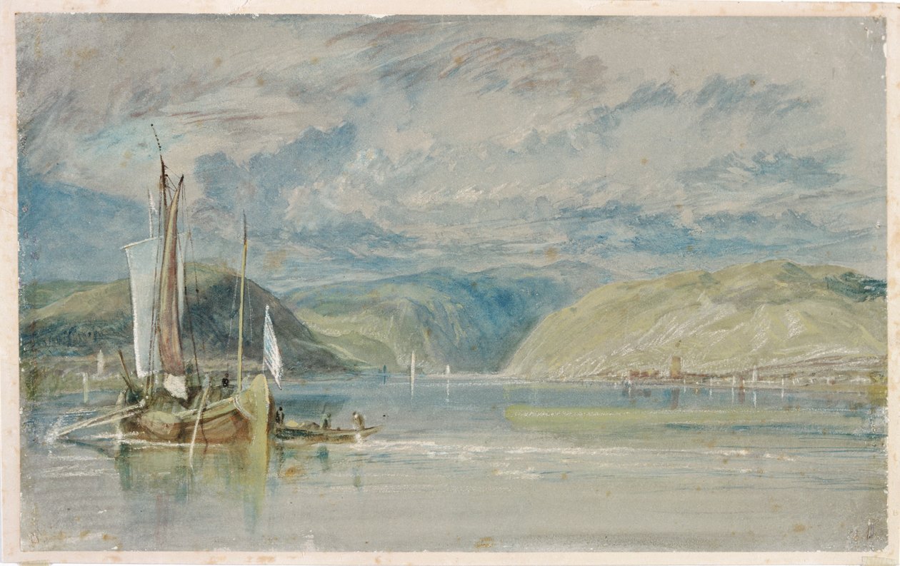 Rudesheim, 1817 de Joseph Mallord William Turner