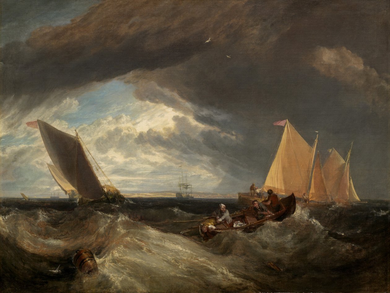 La unión del Támesis y el Medway de Joseph Mallord William Turner