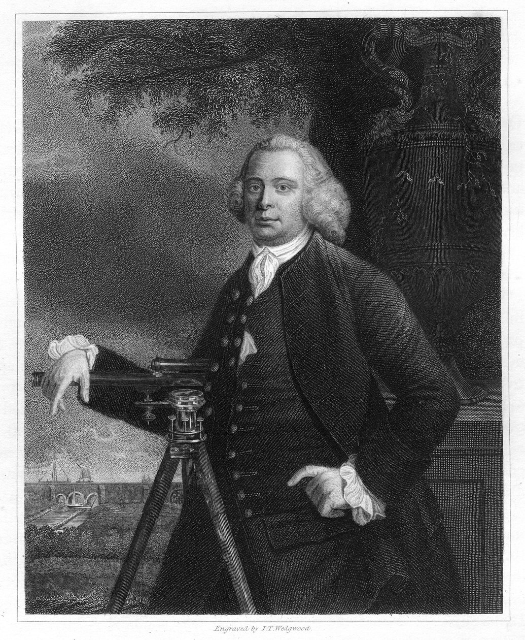 James Brindley, ingeniero civil inglés y constructor de canales del siglo XVIII de JT Wedgwood