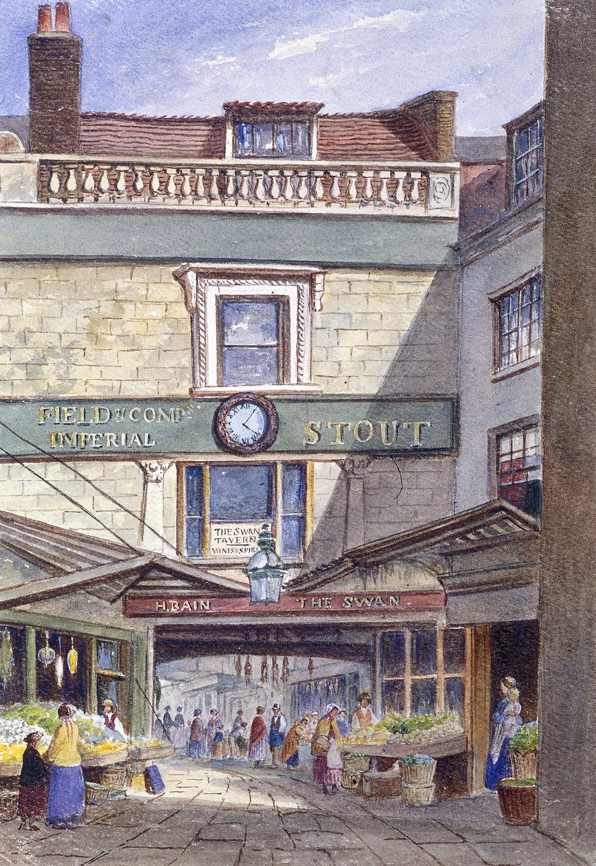 Swan Inn, Leadenhall Market, Londres de JT Wilson