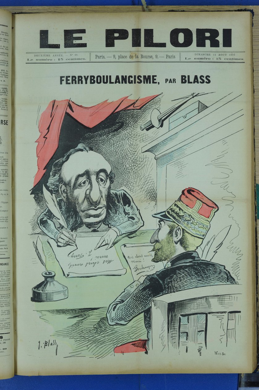 Portada de "Le Pilori", Satirique en Colours de J. (1847 1892) Blass
