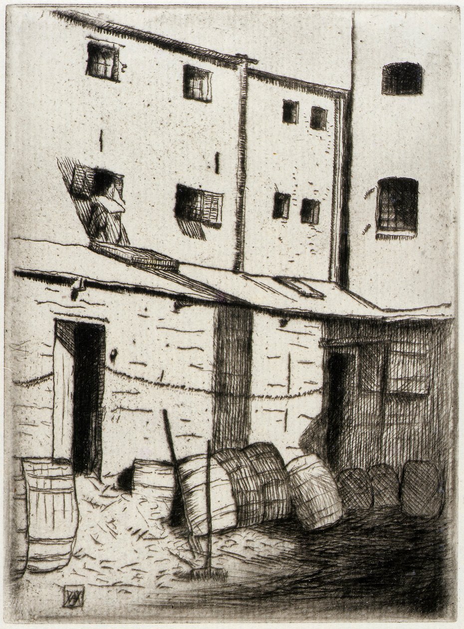 Callejón del mapache de J. Alden Weir