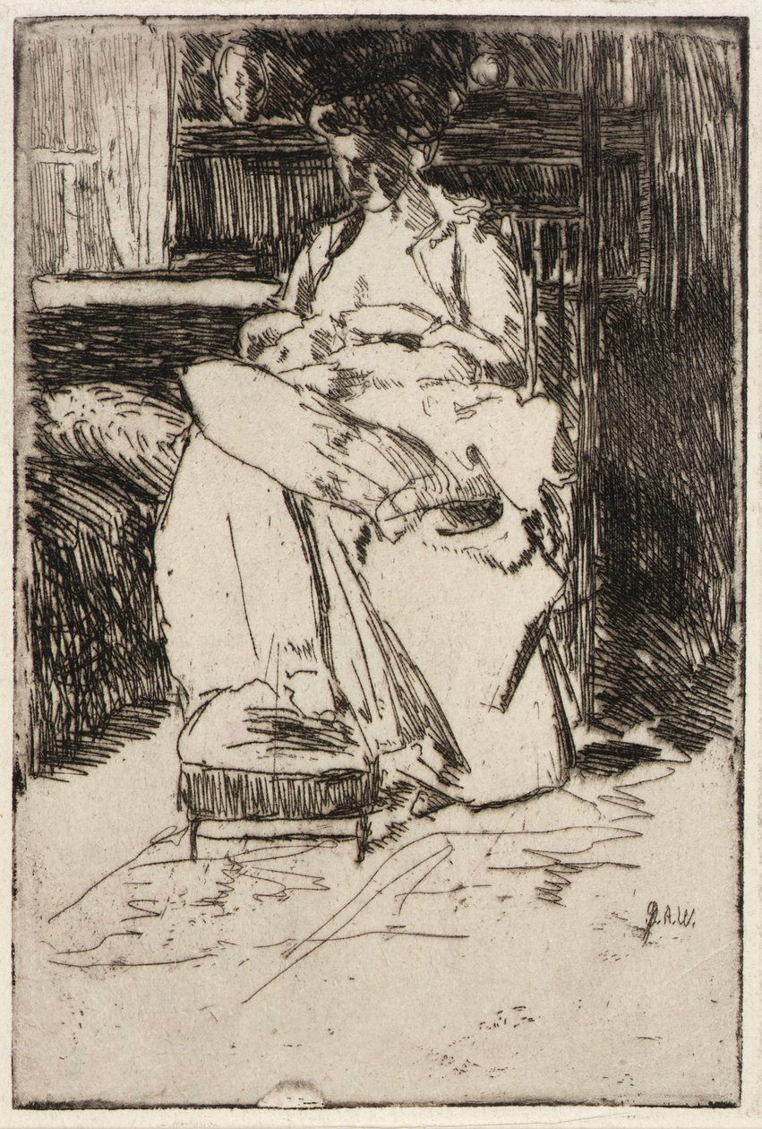 Madre e hijo nº 1 de J. Alden Weir