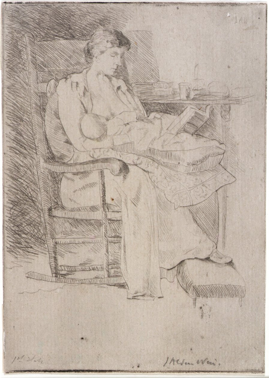Madre e hijo nº 2 de J. Alden Weir