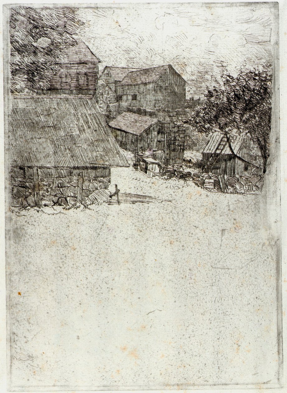 Granja vecina de J. Alden Weir
