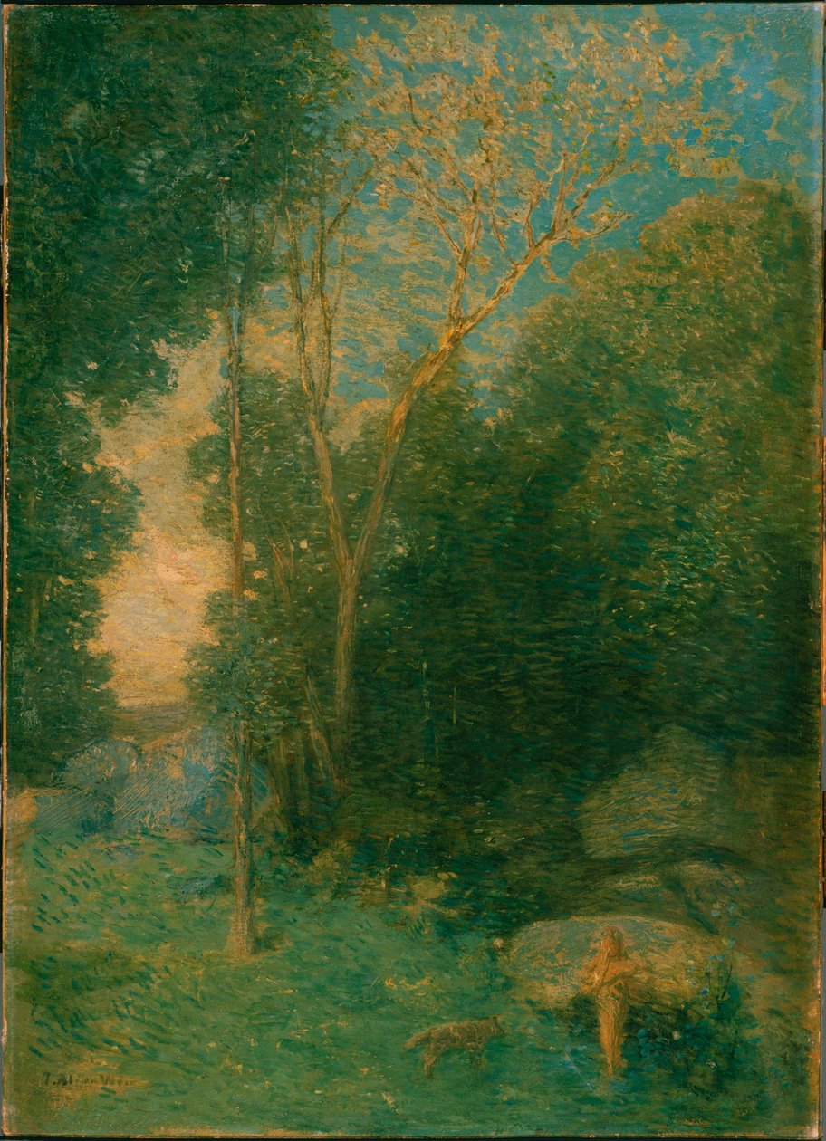 Pan y el lobo de J. Alden Weir