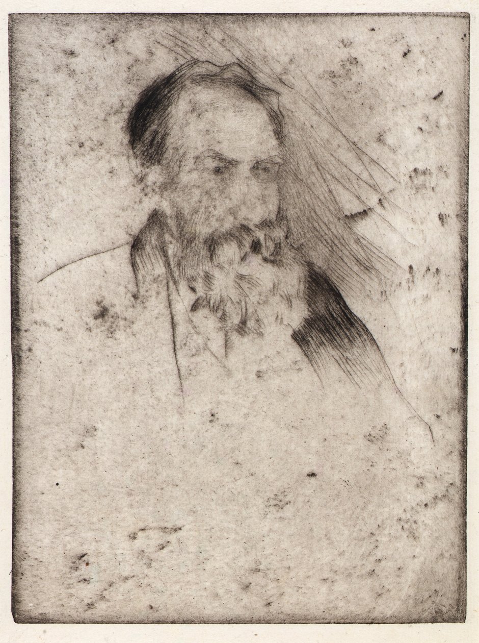 Retrato de Albert P. Ryder de J. Alden Weir