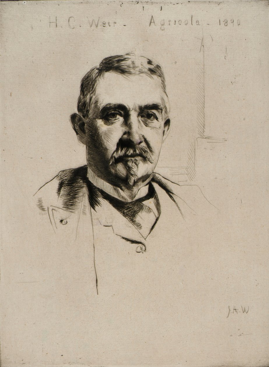 Retrato del coronel H.C. Weir (Agrícola) de J. Alden Weir