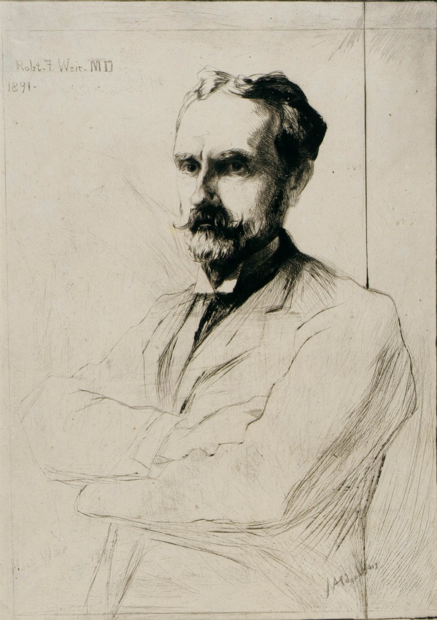 Retrato del Dr. Robert F. Weir de J. Alden Weir