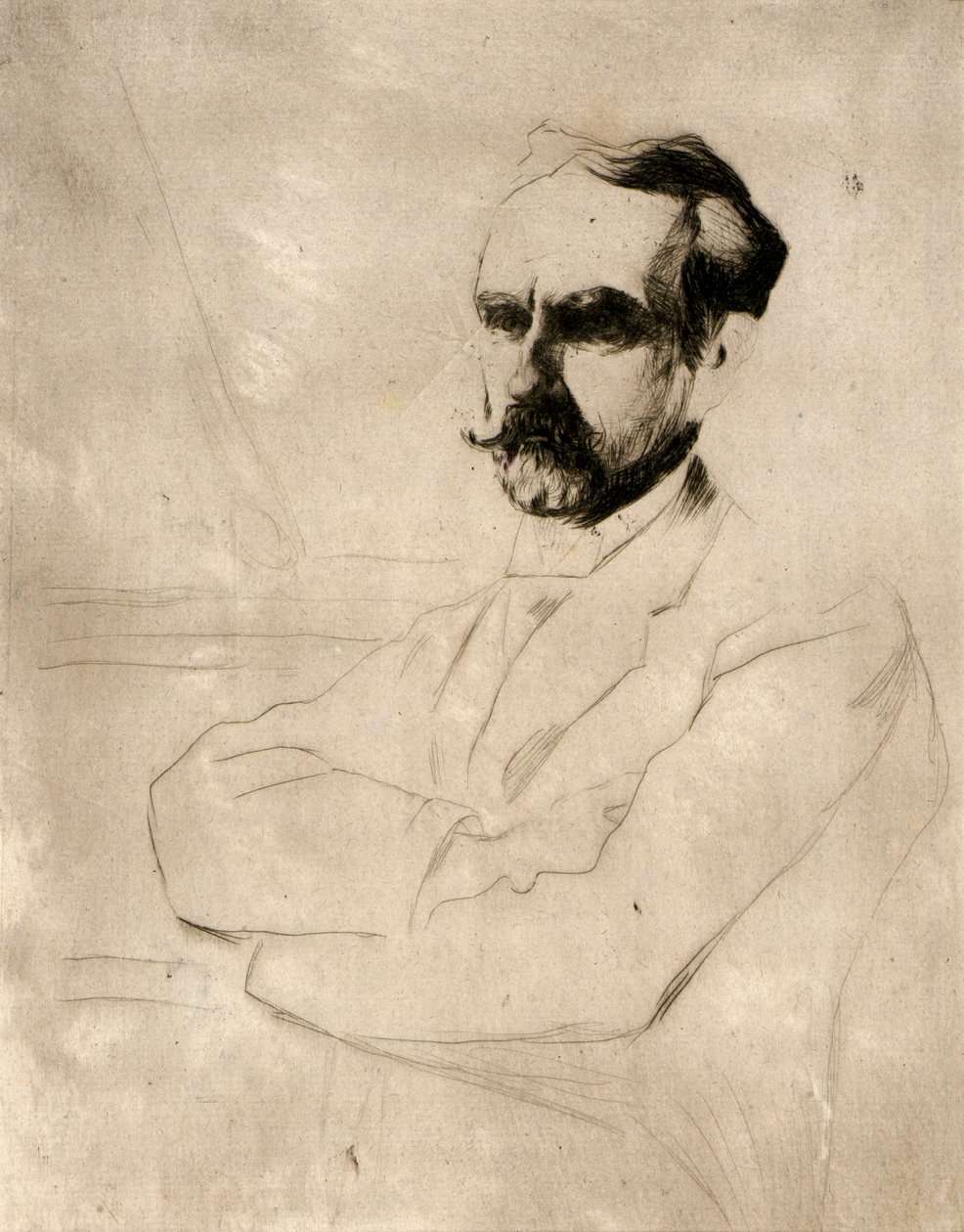 Retrato del Dr. Robert F. Weir de J. Alden Weir