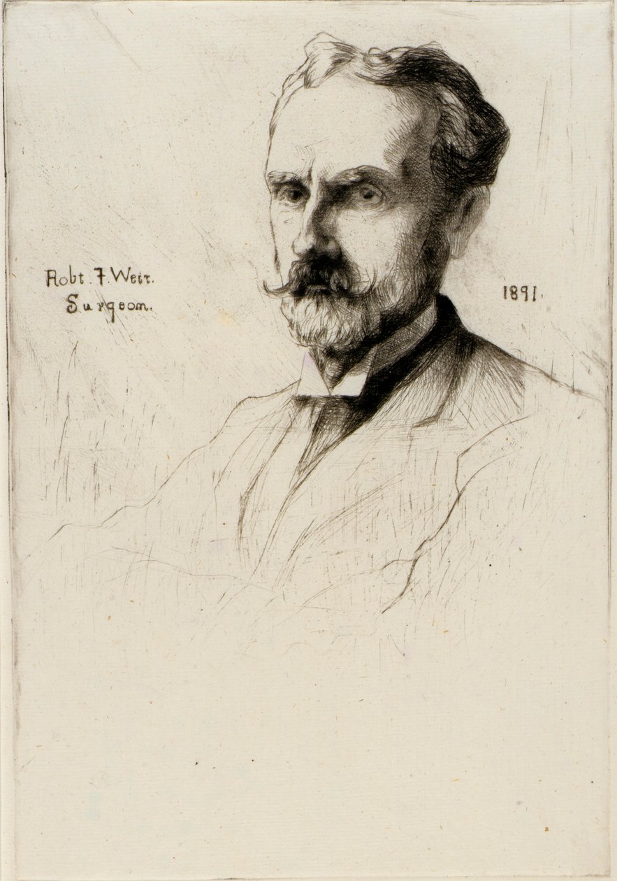 Retrato del Dr. Robert F. Weir de J. Alden Weir