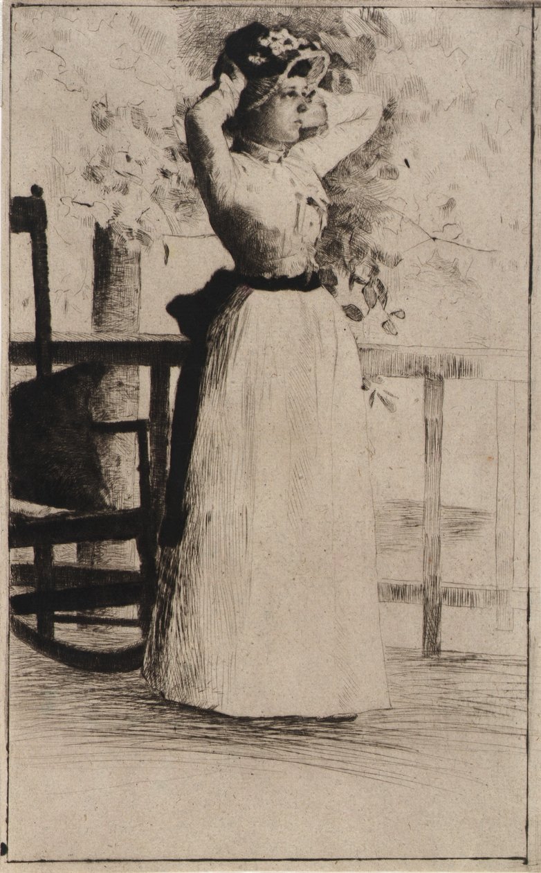 Retrato de la Srta. Hoe de J. Alden Weir