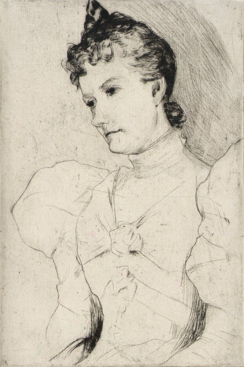 Retrato de la Srta. Ross de J. Alden Weir