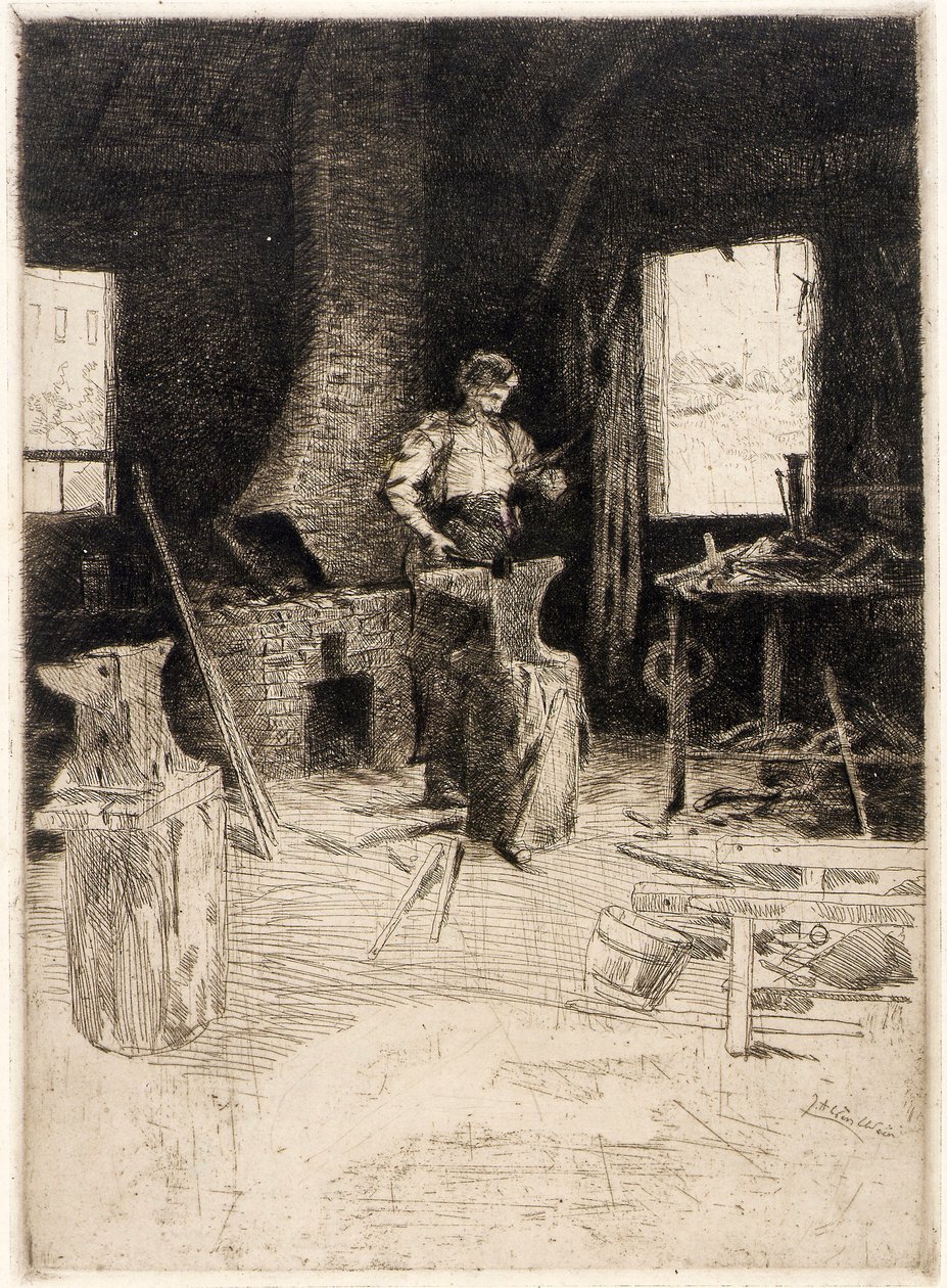 La herrería de J. Alden Weir