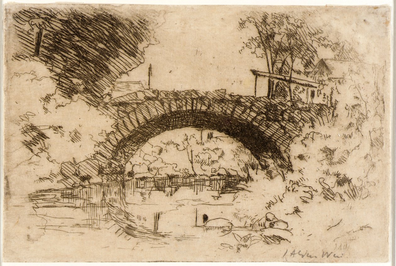 El Puente de Piedra de J. Alden Weir