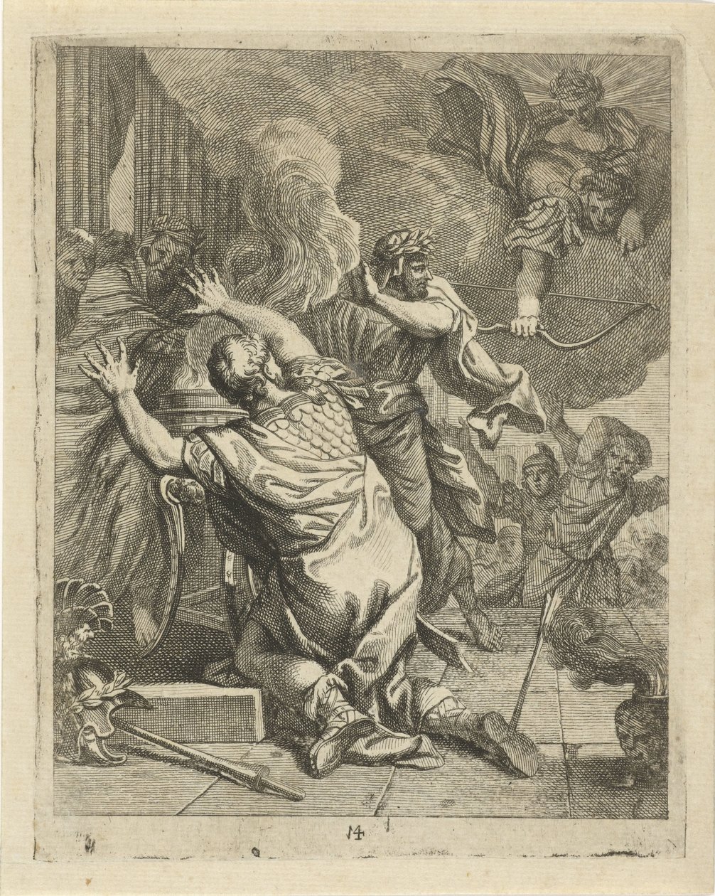 muerte de aquiles Escenas de la vida de Aquiles (título de la serie) Vitam et mortem achilli (título de la serie) de J. Alexander Janssens