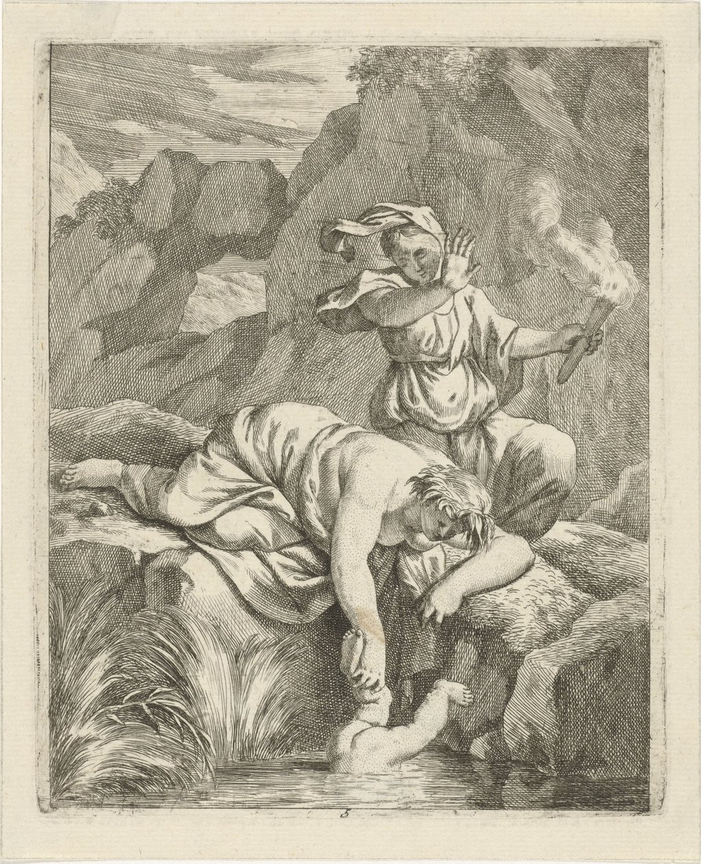 Tetis sumerge a Aquiles en la Estigia Escenas de la vida de Aquiles (título de la serie) Vitam et mortem achilli (título de la serie) de J. Alexander Janssens