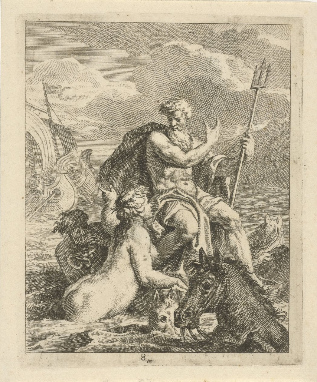 Marina con Tetis y Neptuno Escenas de la vida de Aquiles (título de la serie) Vitam et mortem achilli (título de la serie) de J. Alexander Janssens