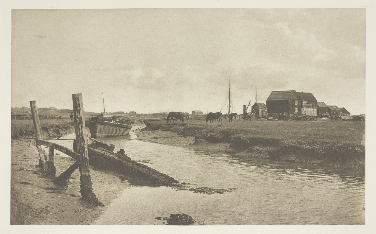 Un río de marea, costa este de J. B. B. Wellington