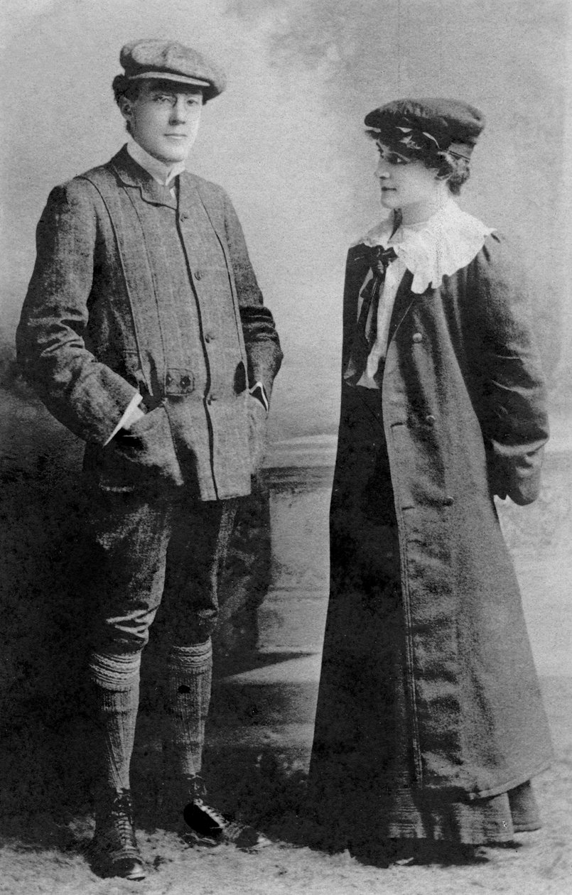 Mabel Hackney y Laurence Irving, 1907 de J. Beagles and Co.